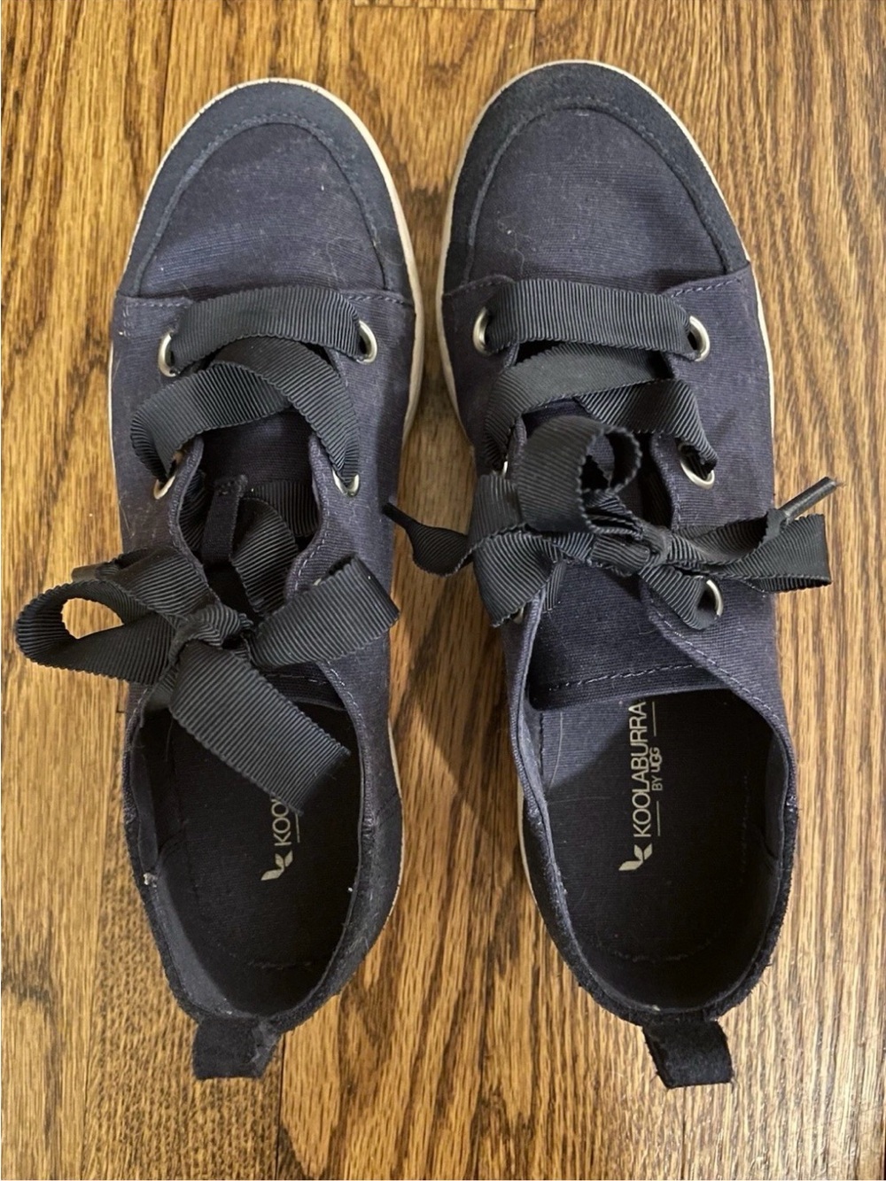 Koolaburra by UGG Penley Insignia Blue Low Top Lace Sneakers Women's US 6